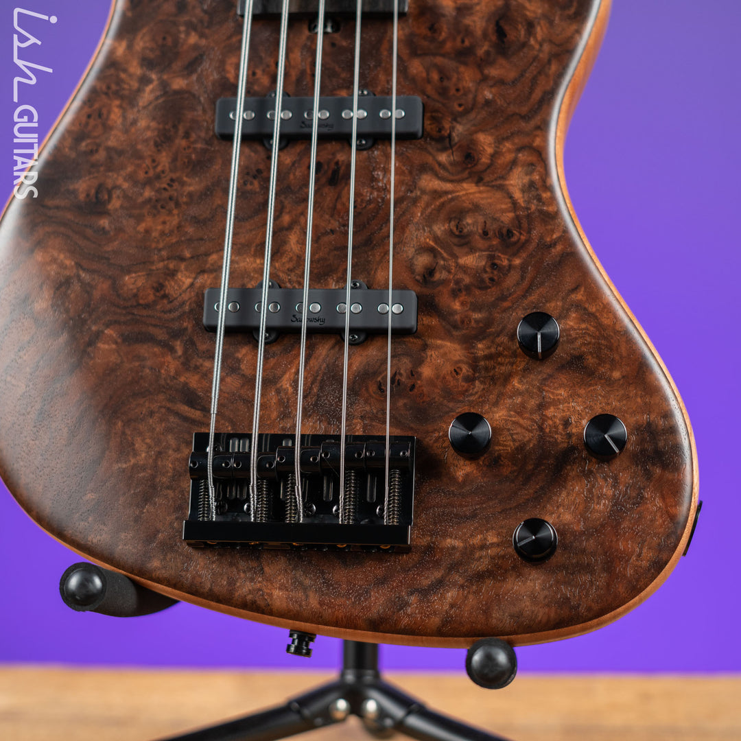 Sadowsky Metroline Special Edition 24 Fret 5-String Modern Bass Claro Walnut