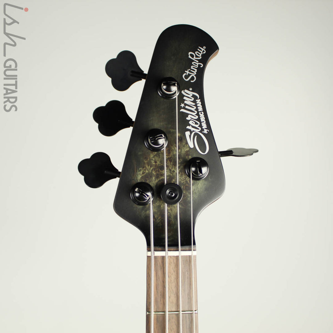 Sterling by Music Man StingRay Ray34PB Trans Black Satin w/ Bag B-STOCK