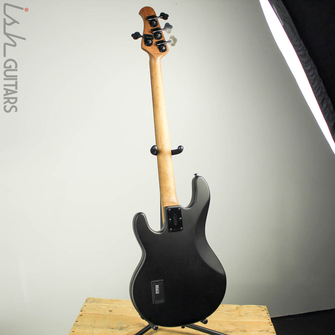 Sterling by Music Man StingRay Ray34PB Trans Black Satin w/ Bag B-STOCK