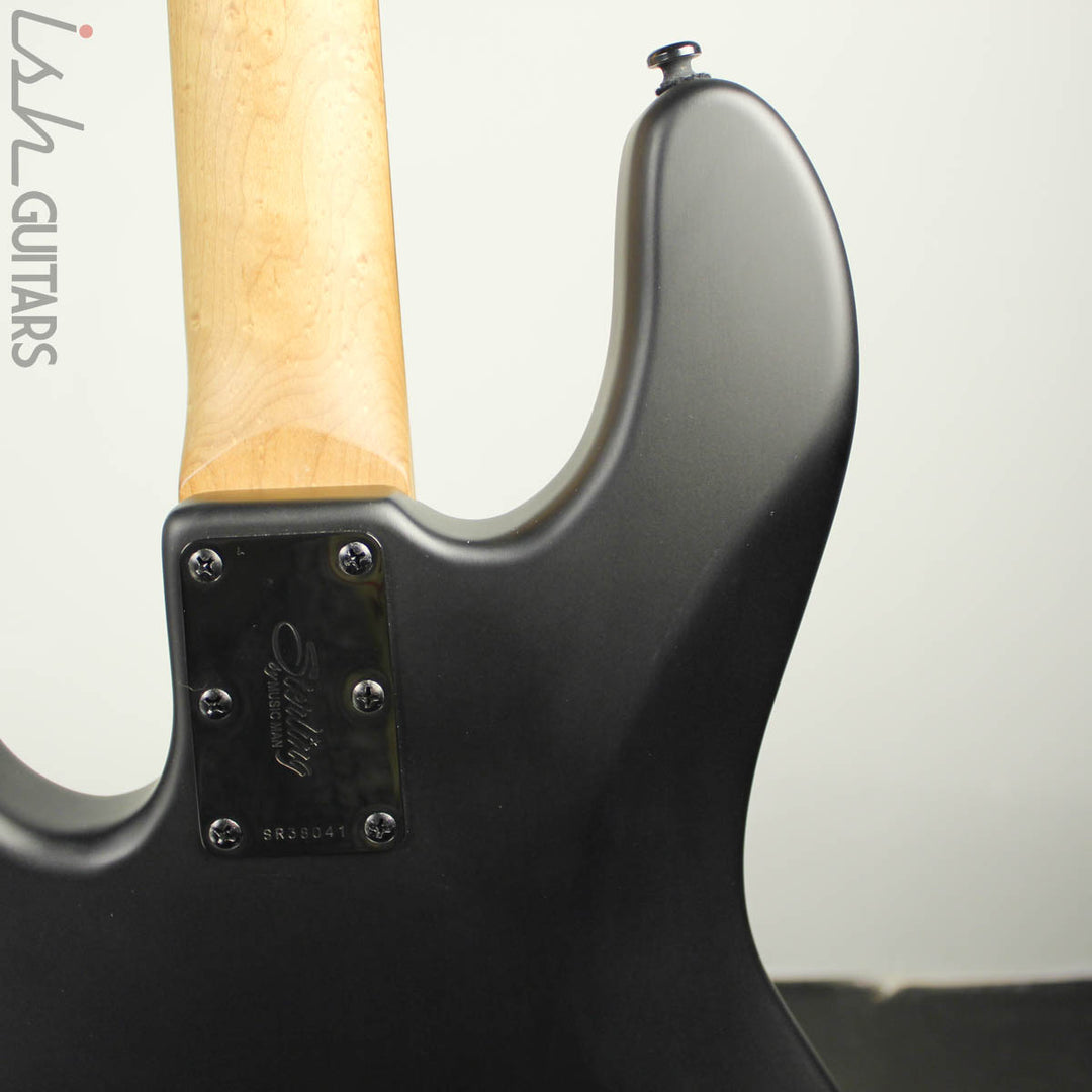 Sterling by Music Man StingRay Ray34PB Trans Black Satin w/ Bag B-STOCK