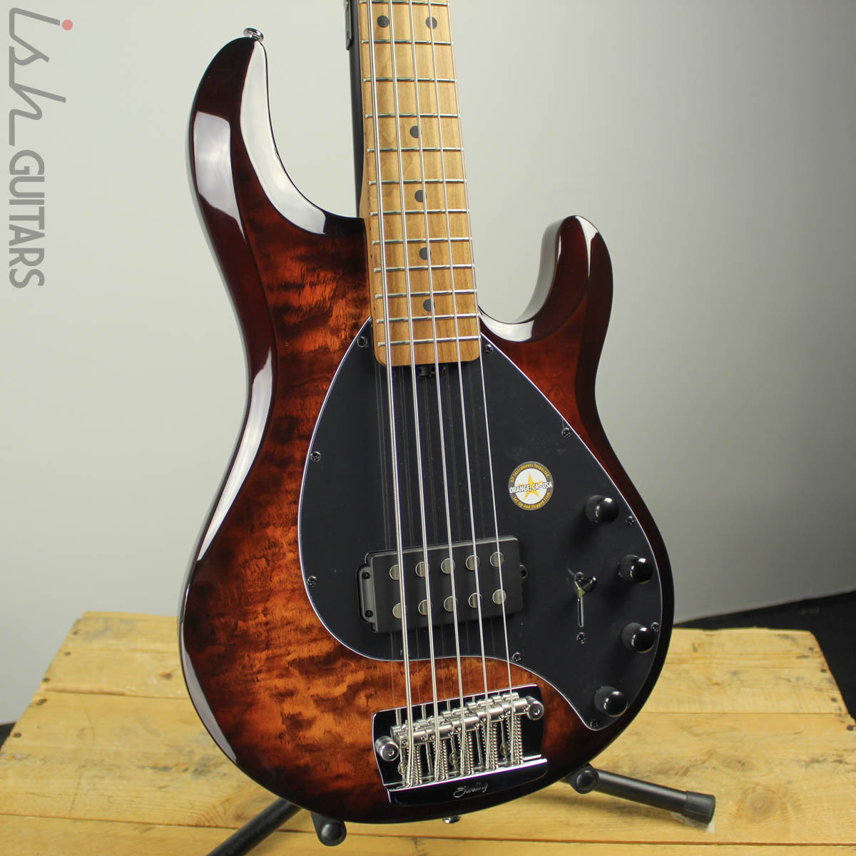 Sterling by Music Man RAY35QM 5-String Island Burst C-Stock – Ish