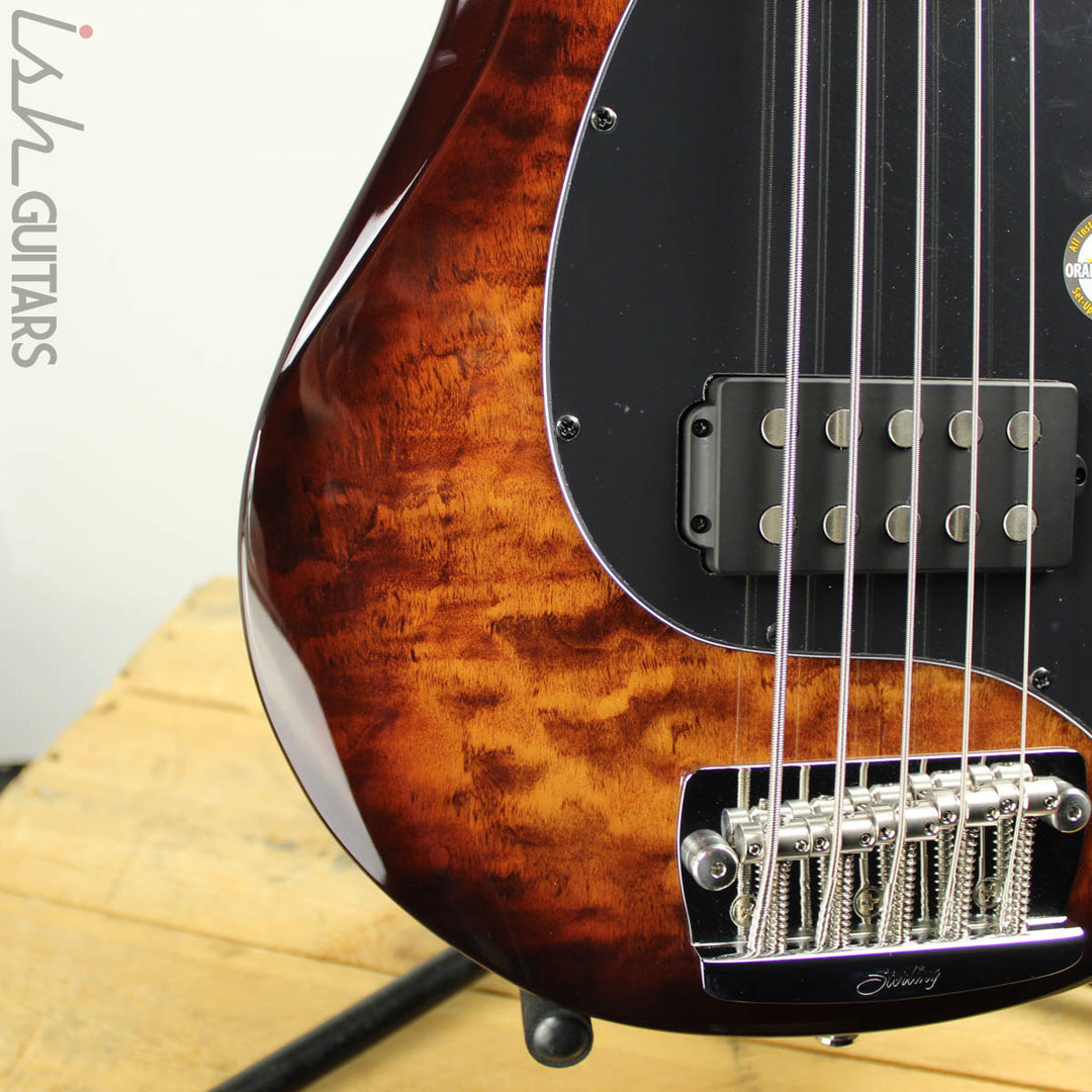 Sterling by Music Man RAY35QM 5-String Island Burst C-Stock