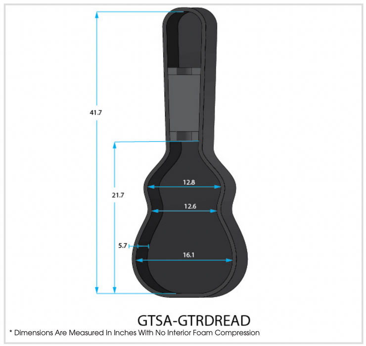 Gator GTSA-GTRDREAD Dreadnought Hardshell Case