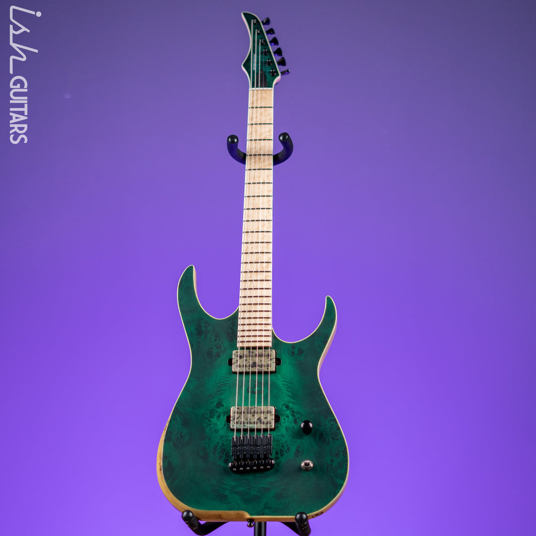 Skervesen Raptor 6 Green Burl