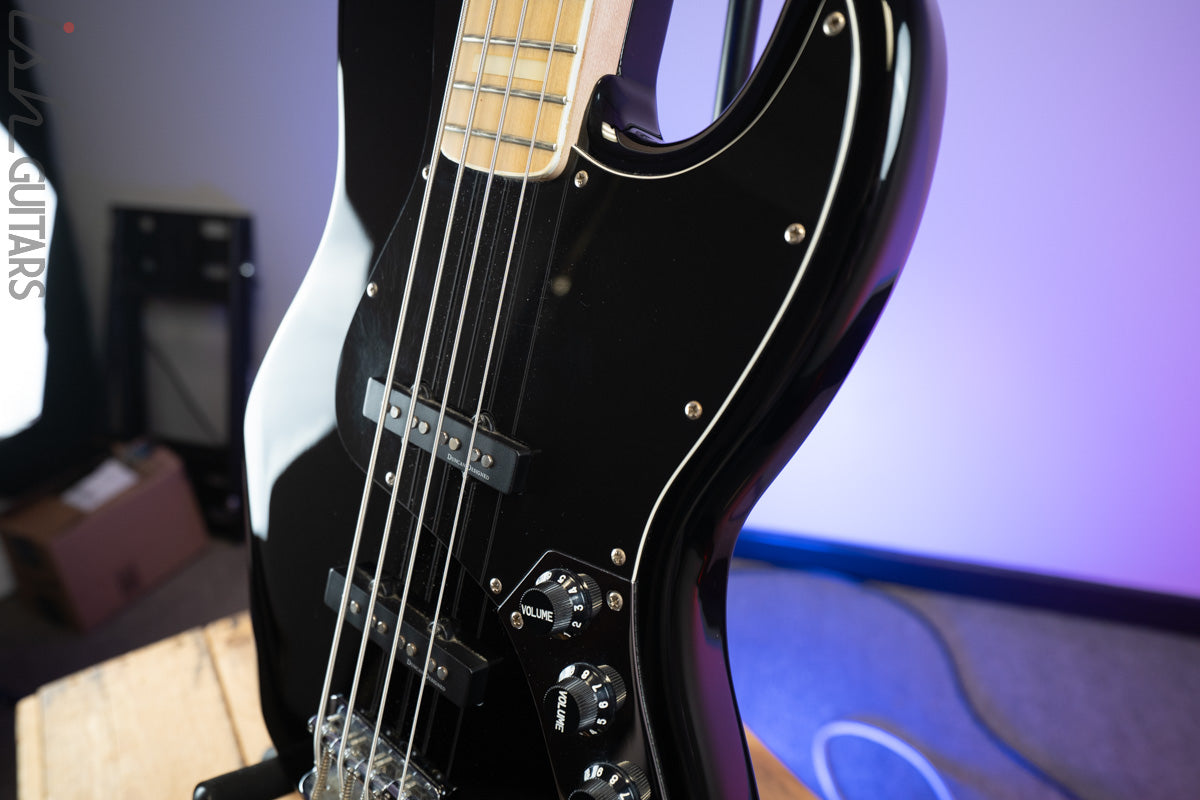 2000's Squier Vintage Modified Jazz Bass '77 Black – Ish Guitars