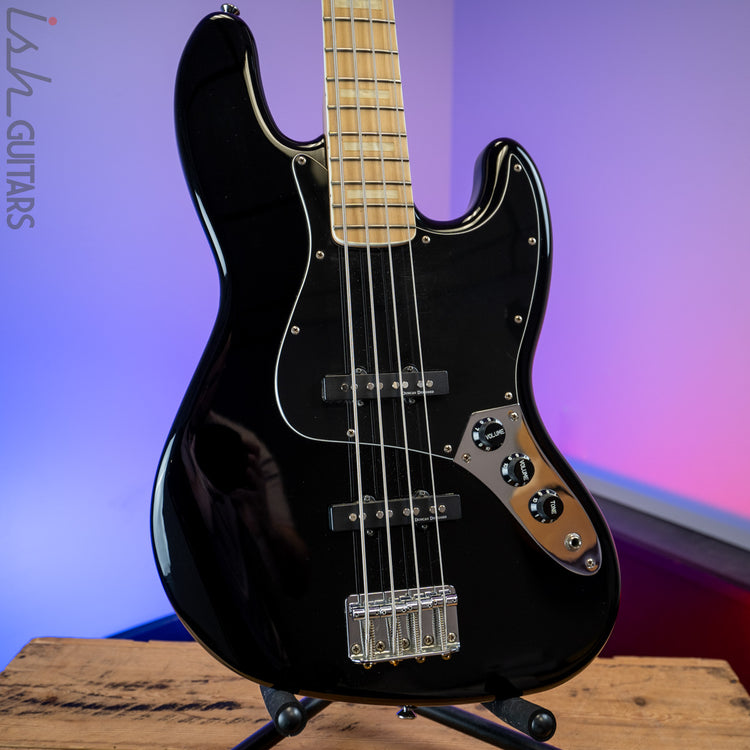 2000's Squier Vintage Modified Jazz Bass '77 Black – Ish Guitars