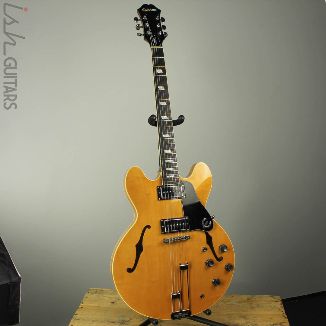 2007 Epiphone Valensi Riviera P94 Elitist Antique Natural