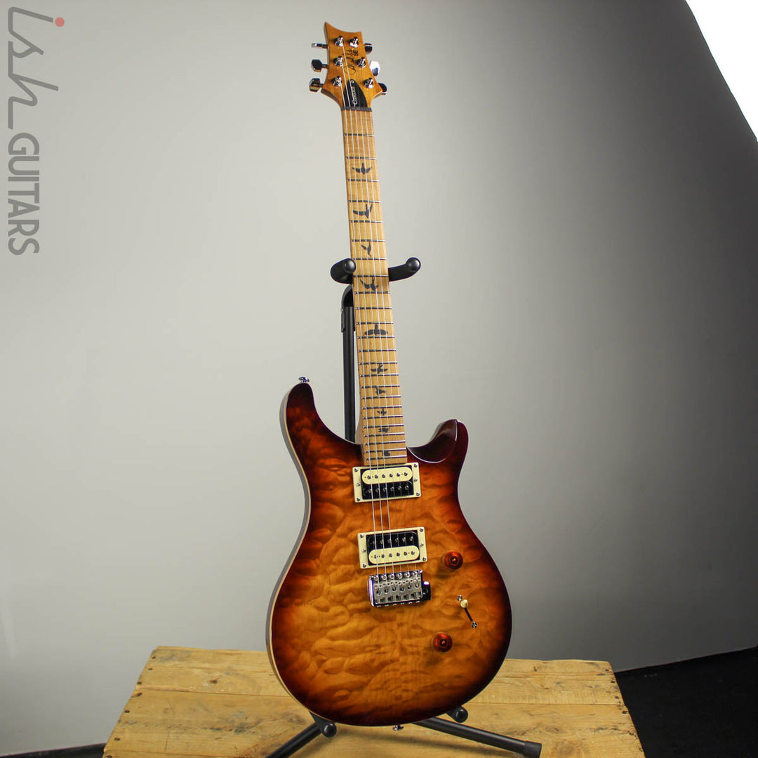 2019 Paul Reed Smith PRS SE Custom 24 Roasted Maple Limited Tobacco Sunburst
