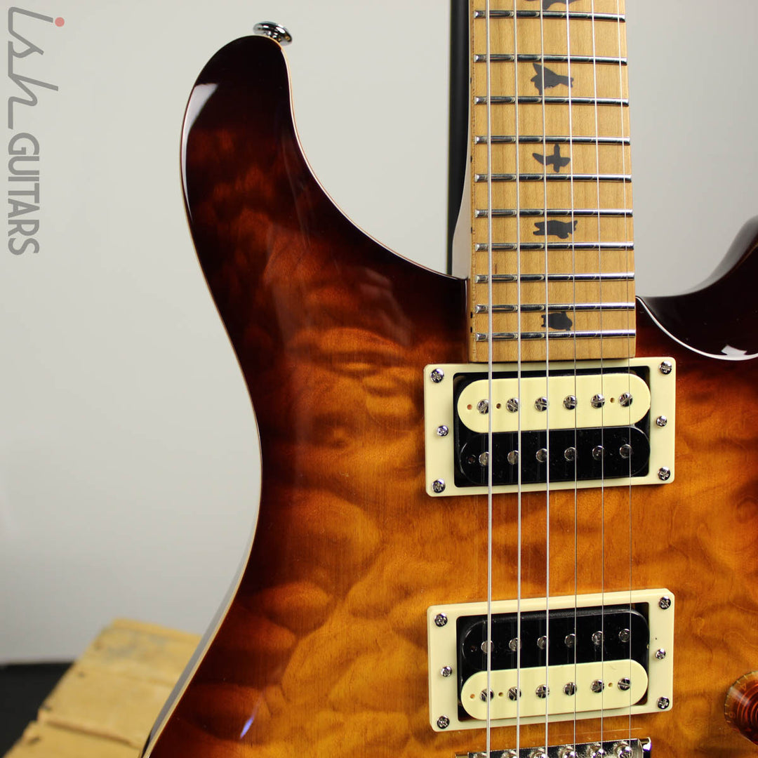 2019 Paul Reed Smith PRS SE Custom 24 Roasted Maple Limited Tobacco Sunburst