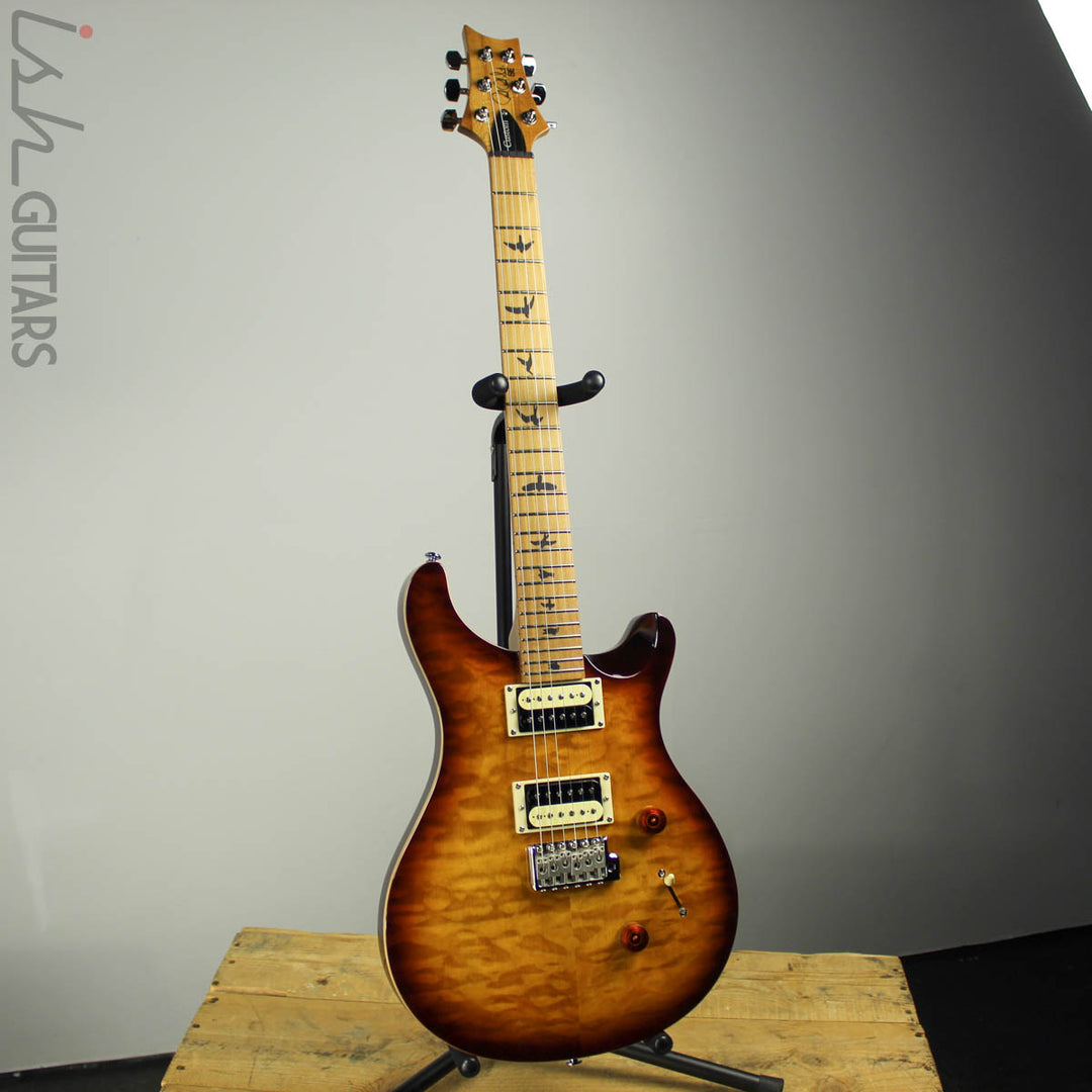 2019 Paul Reed Smith PRS SE Custom 24 Roasted Maple Limited Tobacco Sunburst