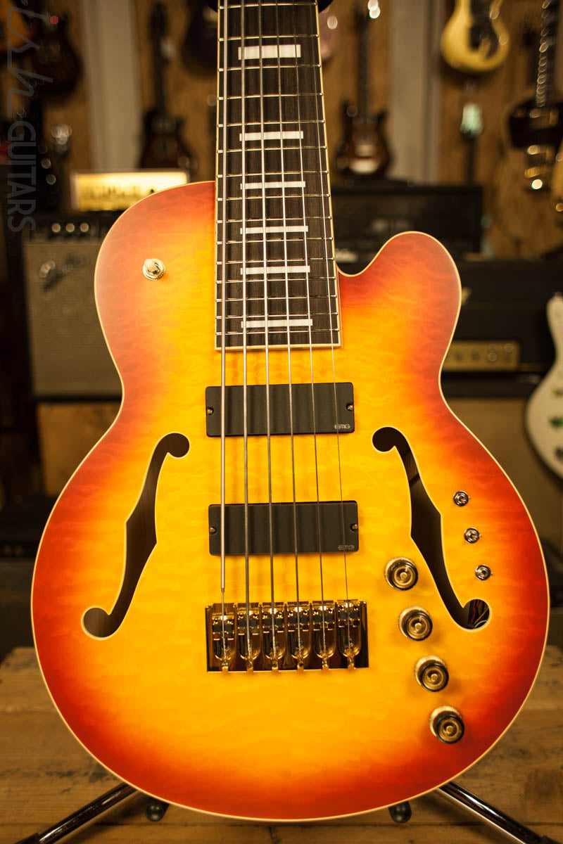 Ibanez TCB1006 Stephen "Thundercat" Bruner Signature Series 6-String Bass Autumn Leaf Burst Matte