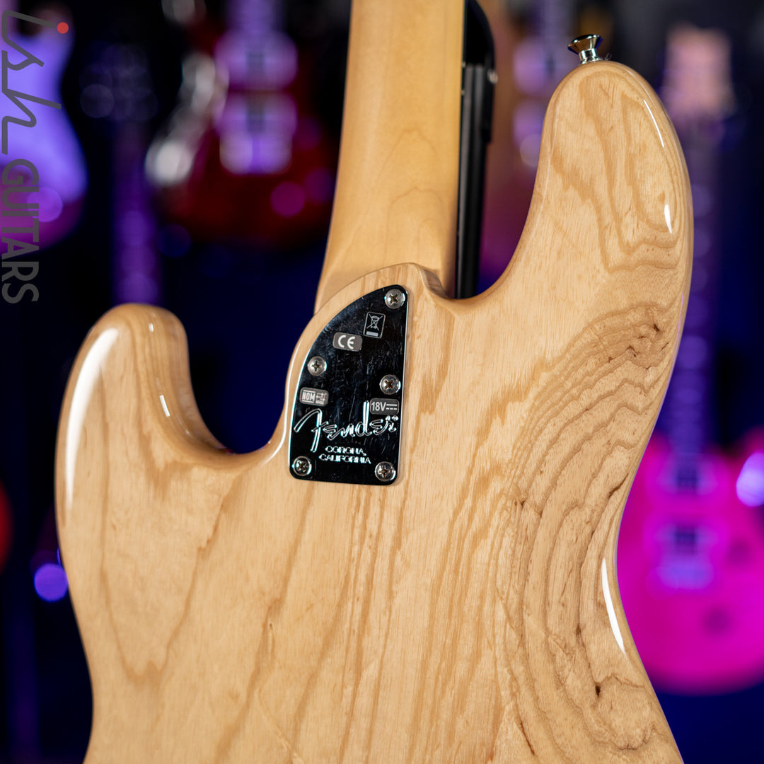 2016 Fender Jazz Bass Elite Natural Ash 4-String
