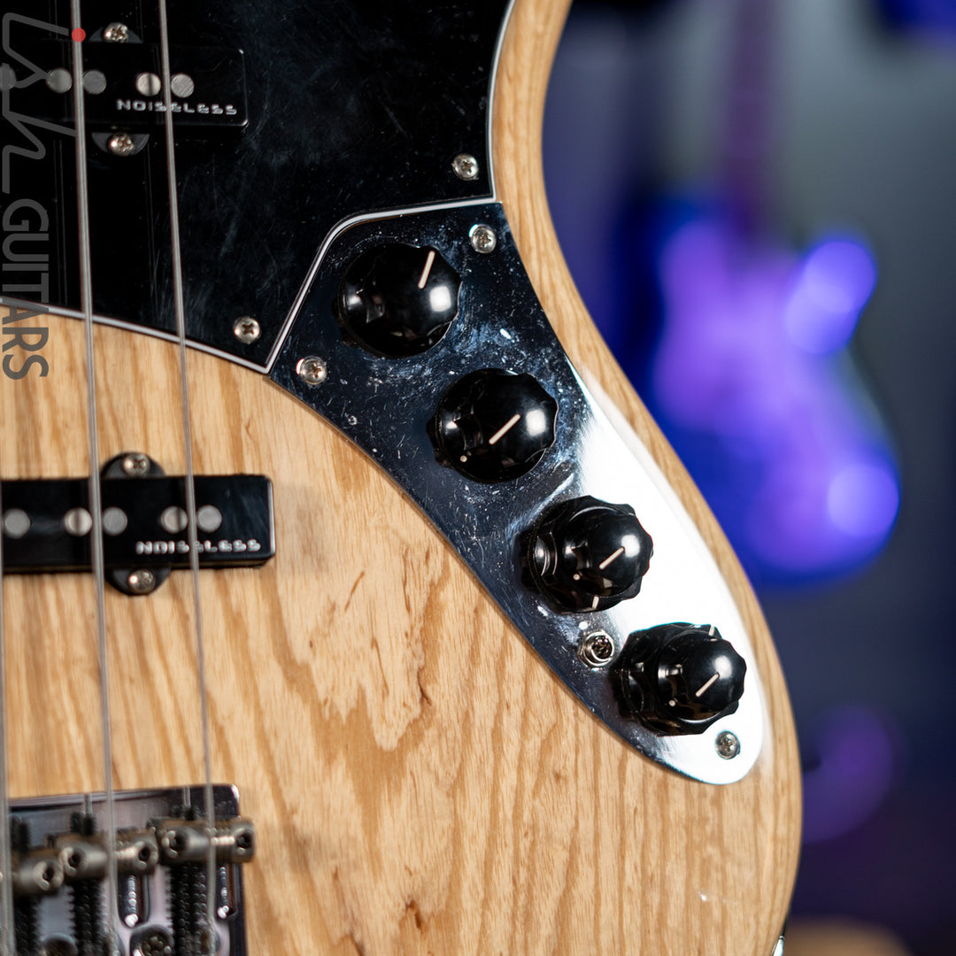 2016 Fender Jazz Bass Elite Natural Ash 4-String