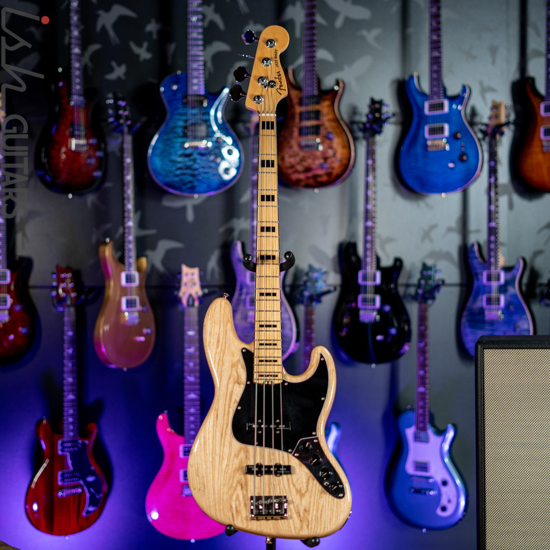 2016 Fender Jazz Bass Elite Natural Ash 4-String