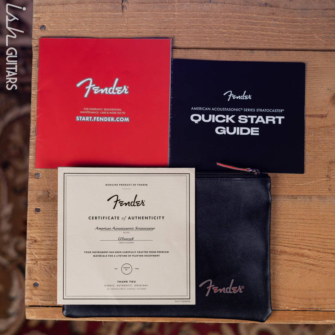 2020 Fender Acoustasonic Stratocaster Black