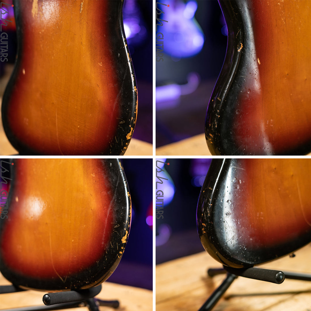 1983 Fender Fullerton ‘62 Reissue Jazz Bass 3-Tone Sunburst