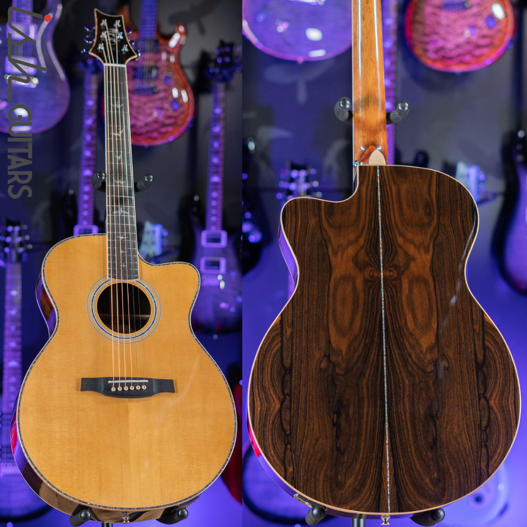 PRS SE A60E Angelus Acoustic Electric Guitar Ziricote Demo