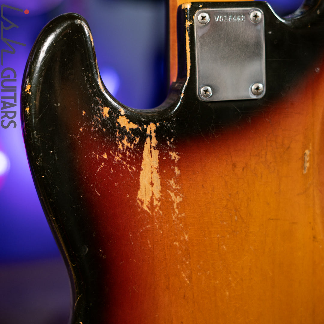 1983 Fender Fullerton ‘62 Reissue Jazz Bass 3-Tone Sunburst