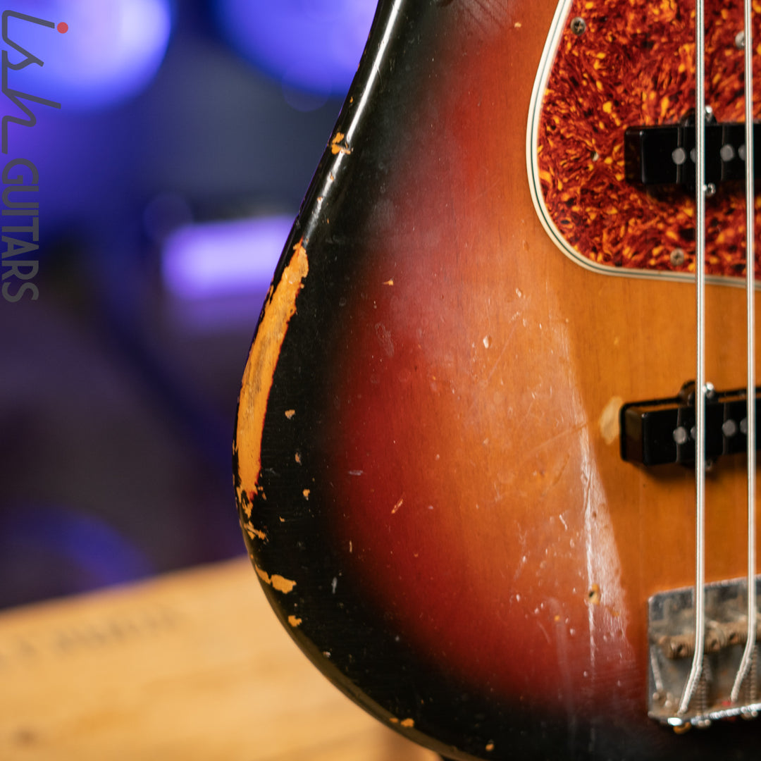 1983 Fender Fullerton ‘62 Reissue Jazz Bass 3-Tone Sunburst
