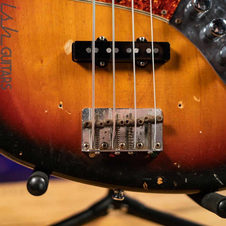1983 Fender Fullerton ‘62 Reissue Jazz Bass 3-Tone Sunburst