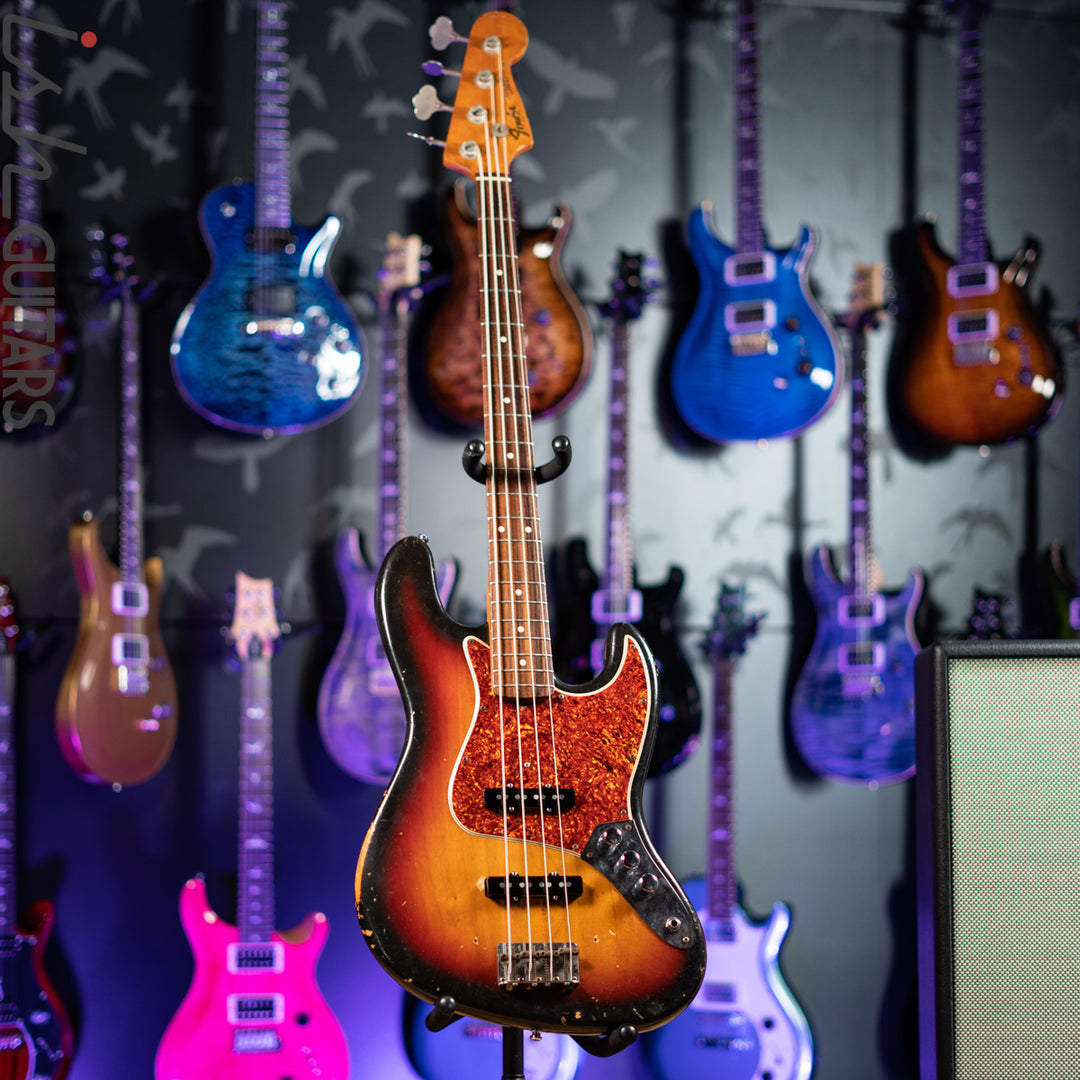 1983 Fender Fullerton ‘62 Reissue Jazz Bass 3-Tone Sunburst