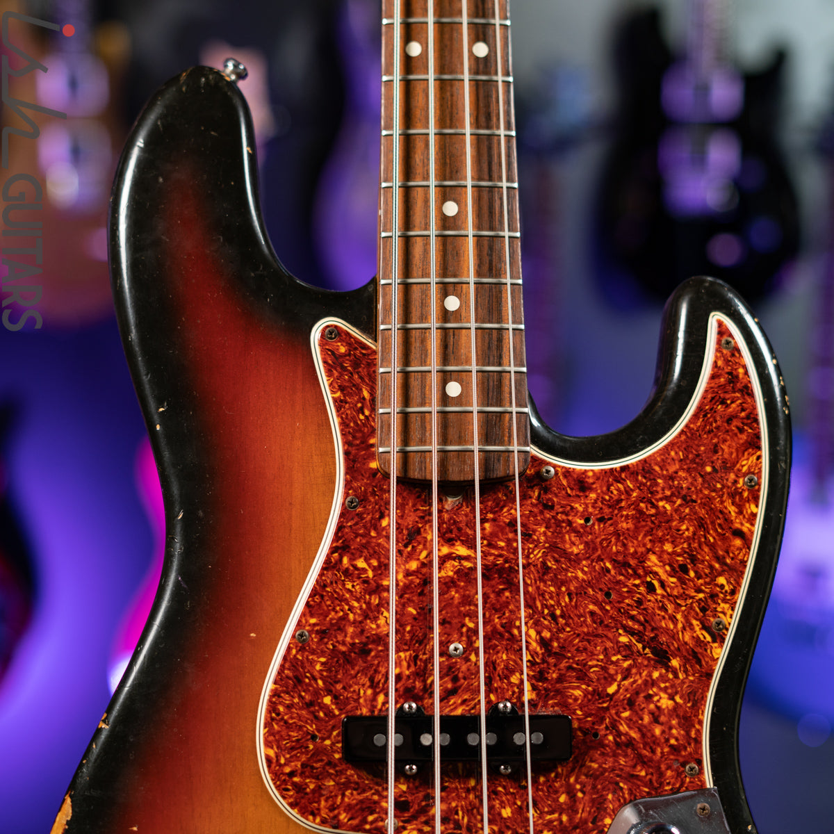 1983 Fender Fullerton '62 Reissue Jazz Bass 3-Tone Sunburst – Ish