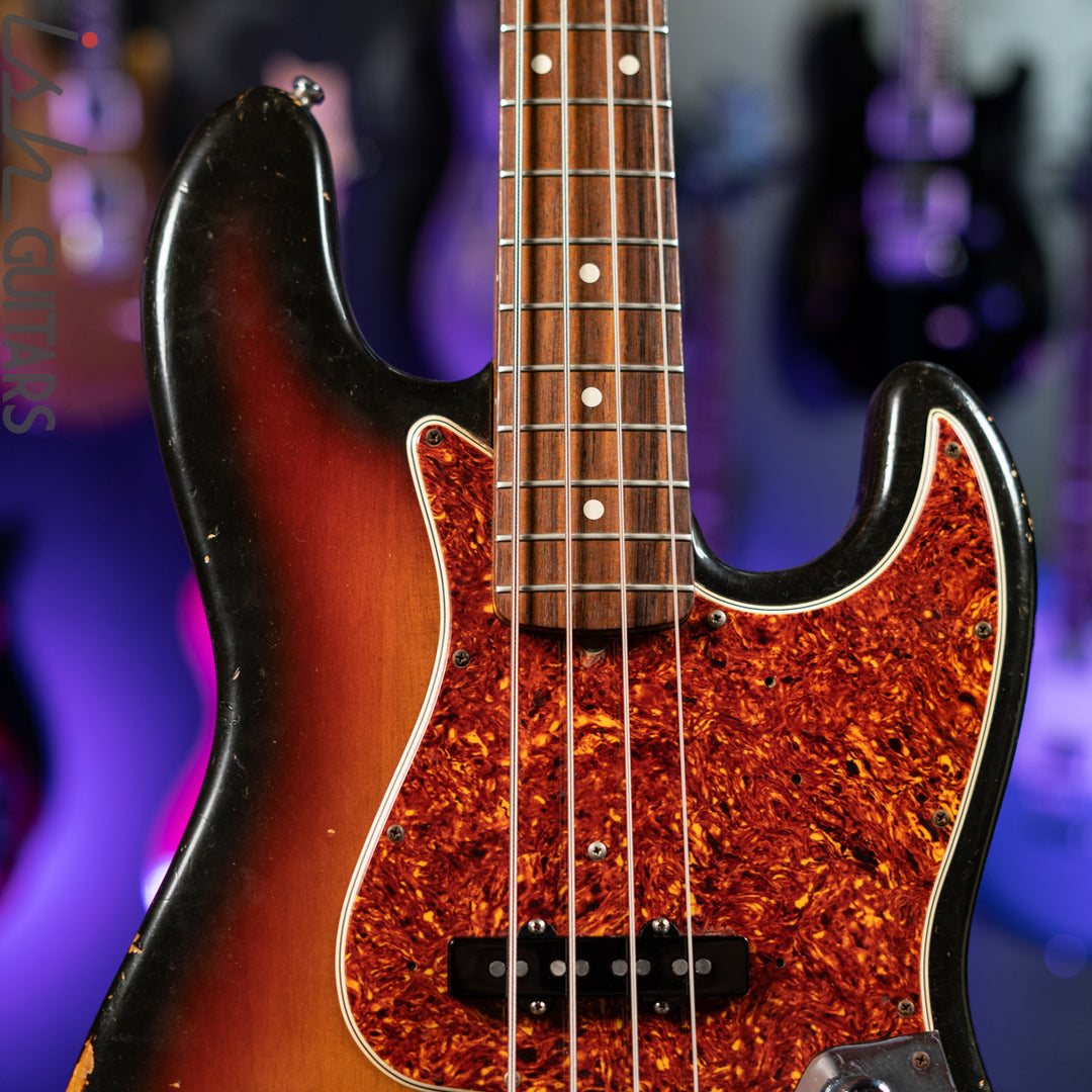 1983 Fender Fullerton ‘62 Reissue Jazz Bass 3-Tone Sunburst