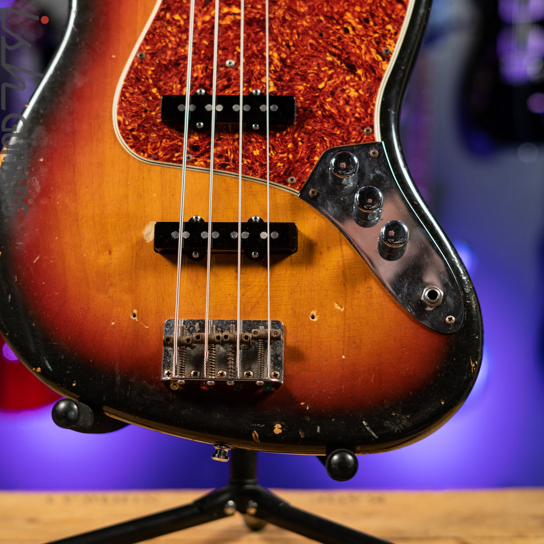 1983 Fender Fullerton ‘62 Reissue Jazz Bass 3-Tone Sunburst