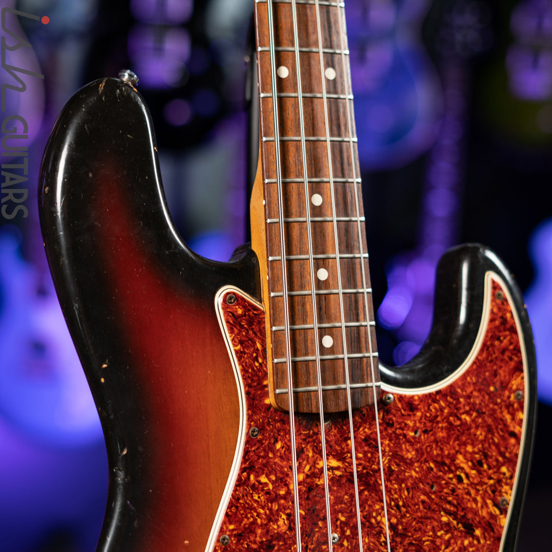 1983 Fender Fullerton ‘62 Reissue Jazz Bass 3-Tone Sunburst