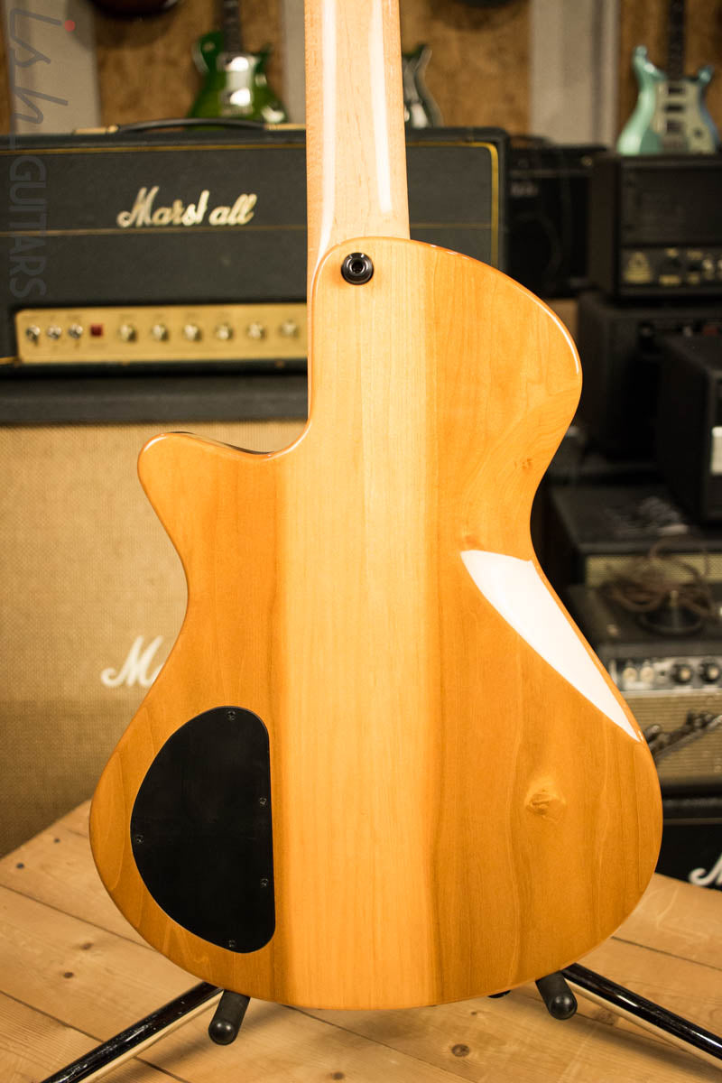 Veillette Paris Four String Fretless Bass Poplar Walnut Natural