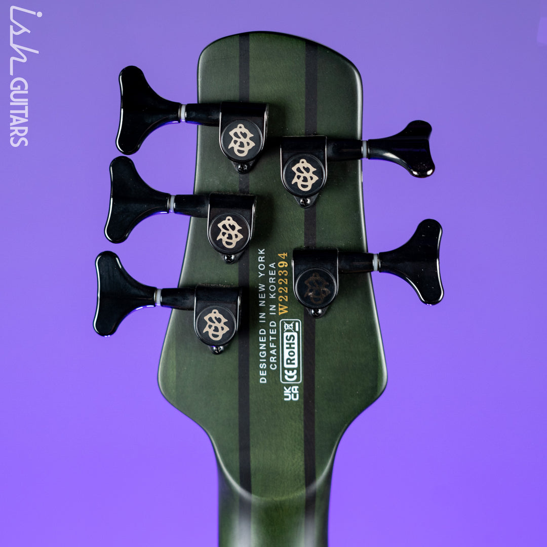 Spector NS Dimension Multi-Scale Left-Handed 5-String Bass Haunted Moss Matte B-Stock