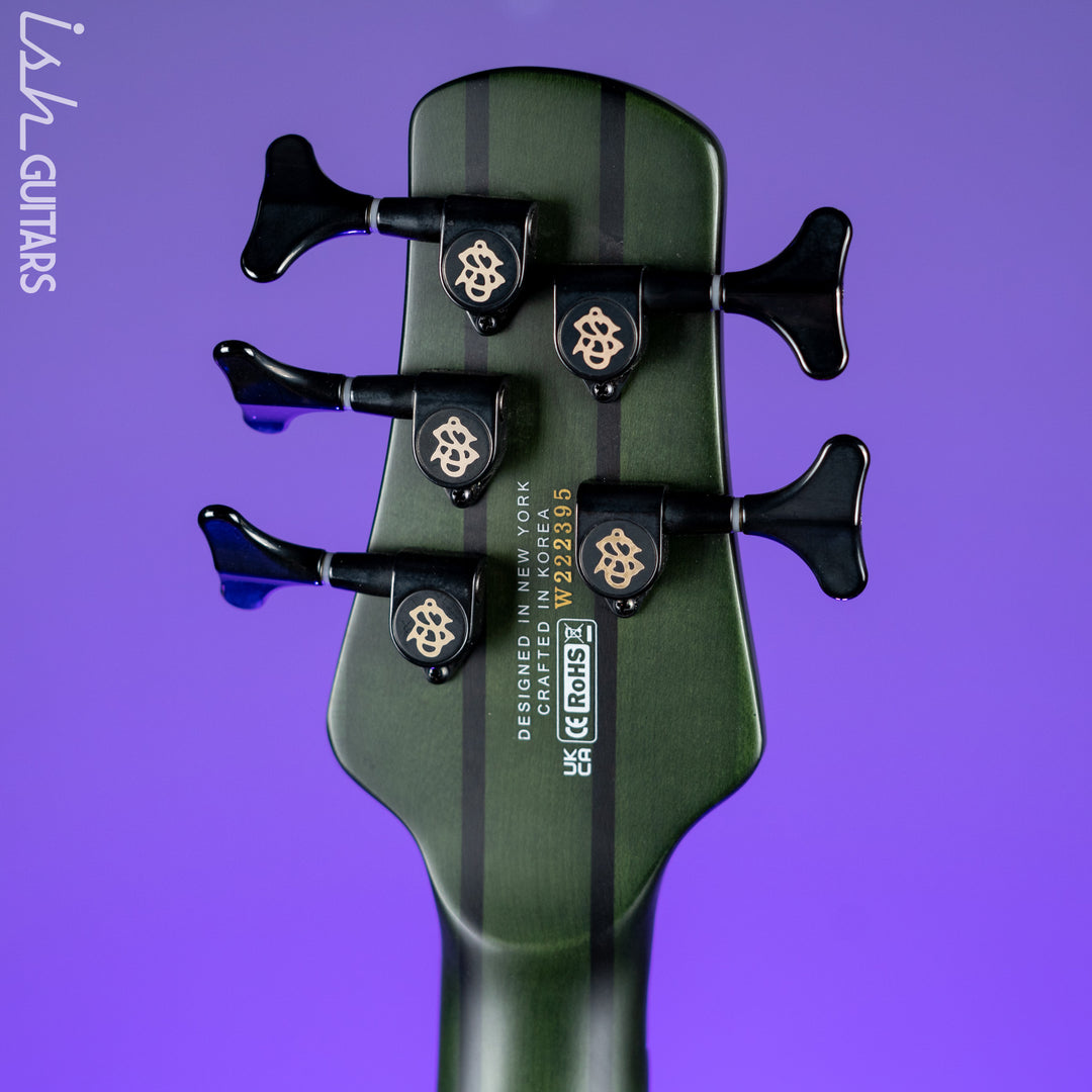 Spector NS Dimension Multi-Scale Left-Handed 5-String Bass Haunted Moss Matte B-Stock