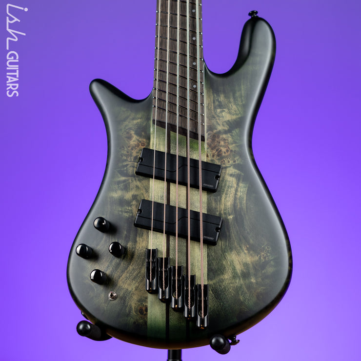 Spector NS Dimension Multi-Scale Left-Handed 5-String Bass Haunted Moss Matte B-Stock