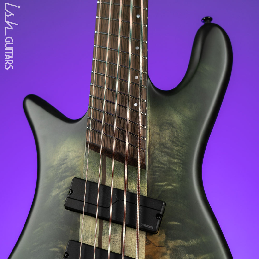 Spector NS Dimension Multi-Scale Left-Handed 5-String Bass Haunted Moss Matte