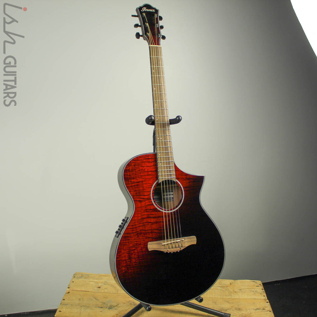 Ibanez AEWC32FM Red Sunset Fade Acoustic Electric