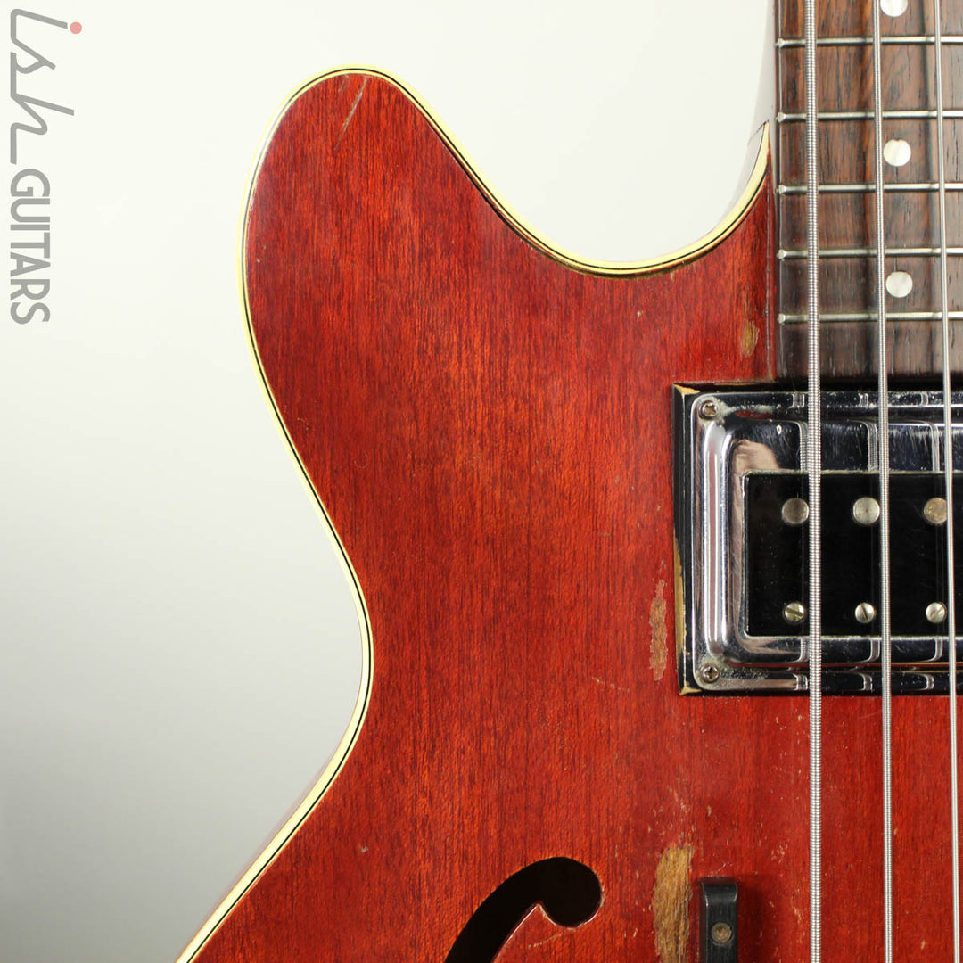 1966 Guild Starfire Hollowbody Bass Cherry with OHSC