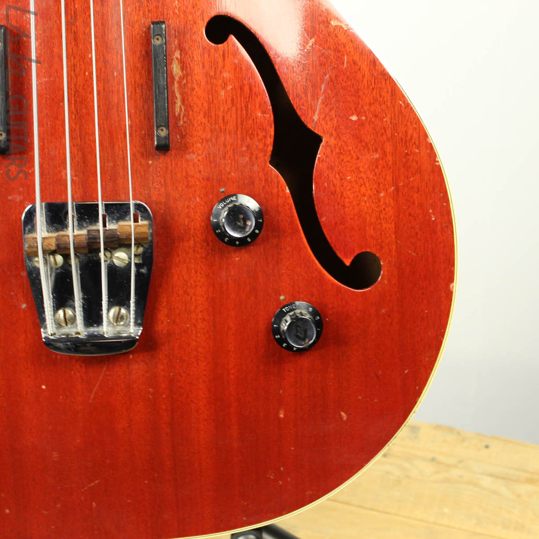 1966 Guild Starfire Hollowbody Bass Cherry with OHSC