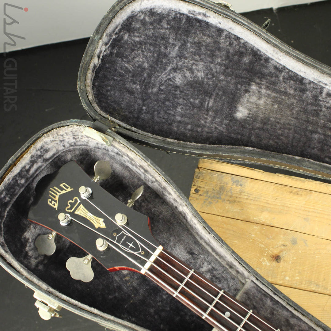 1966 Guild Starfire Hollowbody Bass Cherry with OHSC