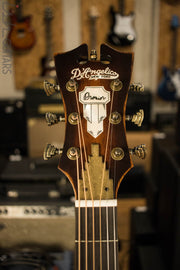 D’Angelico Premier Bowery Acoustic Aged Finish Acoustic Natural Mahogany