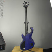 Ritter Cora 5 String Bass Guitar Sandblasted Blue Ash Body Block Inlays