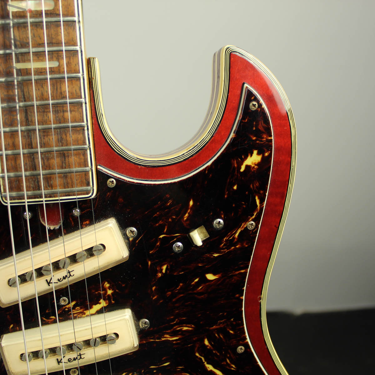 Kent 741 Standard 1966-1967 Japanese Made Cherry Red – Ish Guitars
