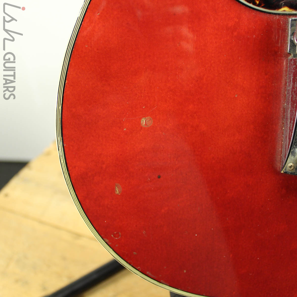 Kent 741 Standard 1966-1967 Japanese Made Cherry Red – Ish Guitars