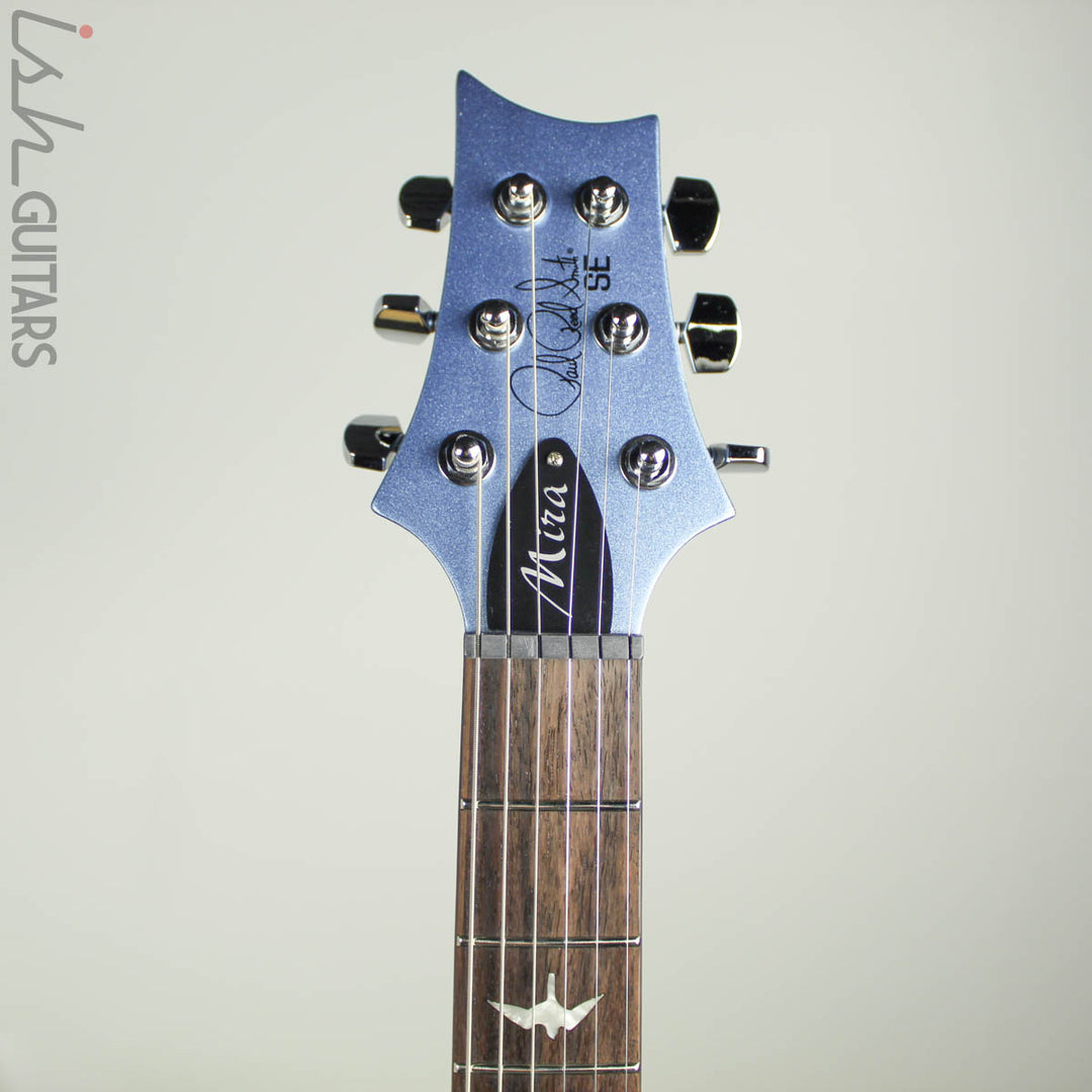 PRS SE Mira Frost Blue Metallic
