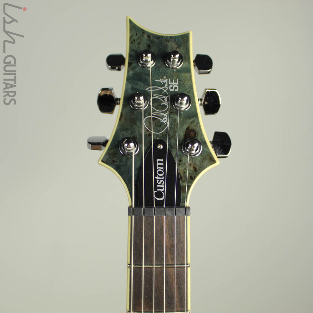 2020 PRS SE Custom 24 Poplar Burl Whale Blue