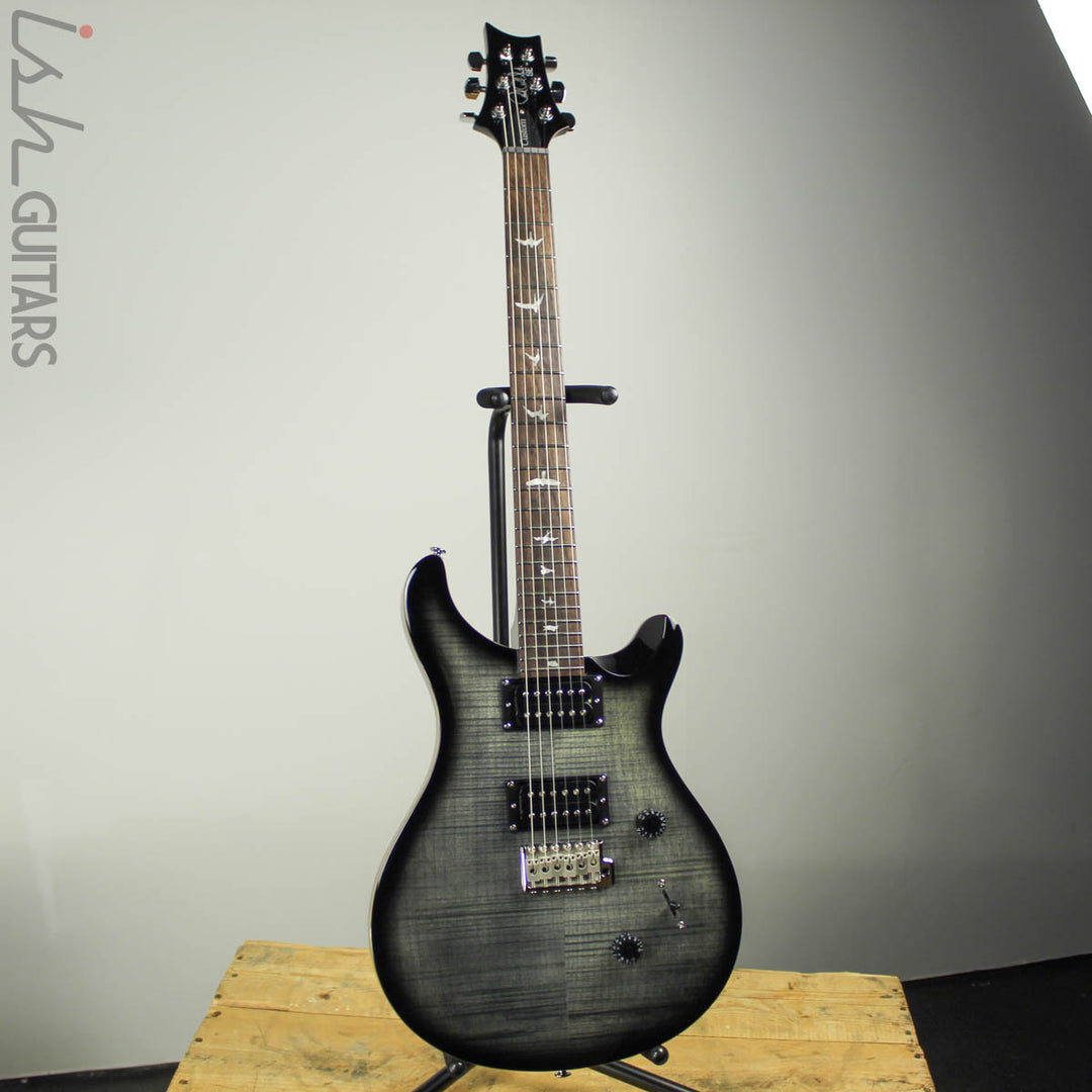 PRS SE Custom 24 Charcoal Burst w/ Blemish