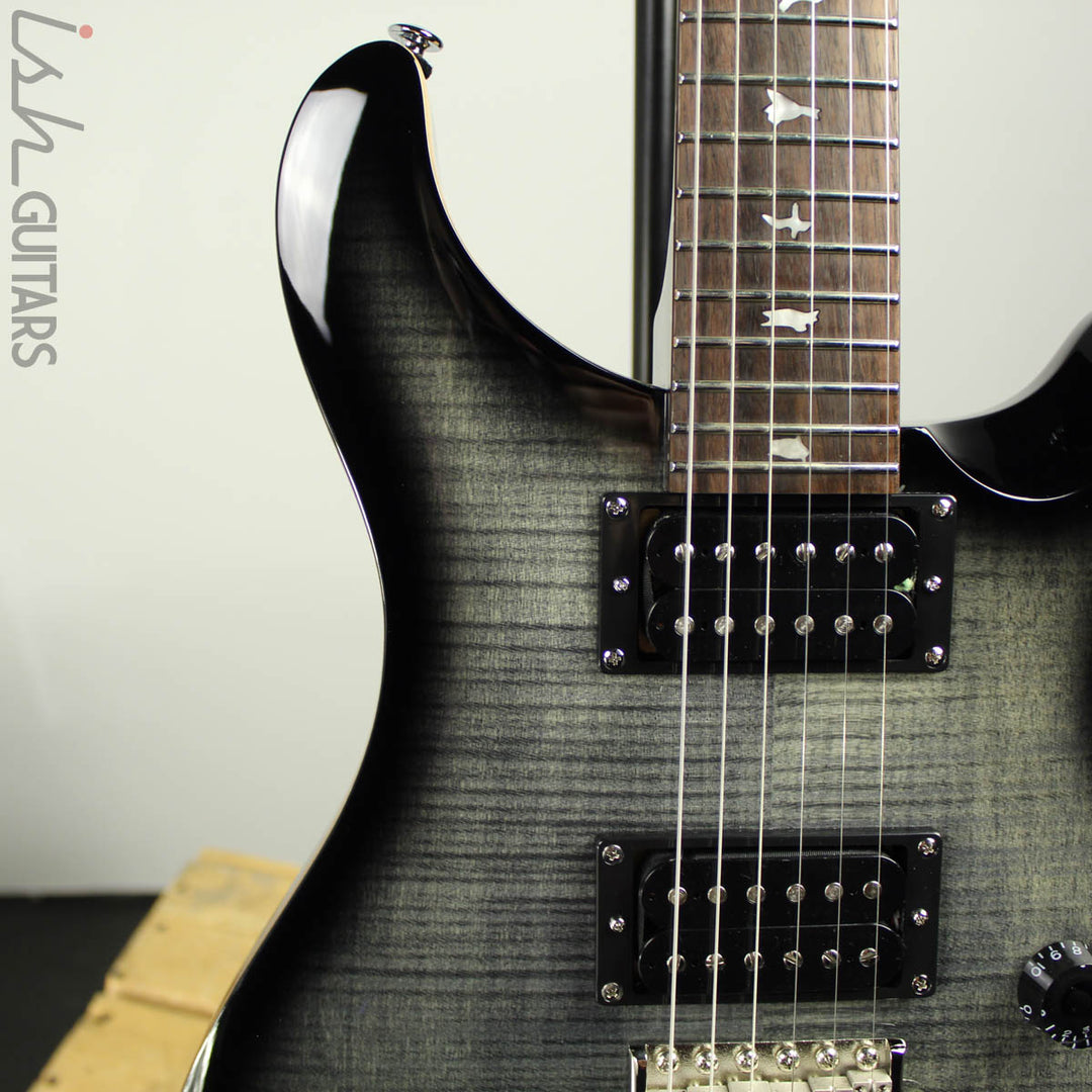 PRS SE Custom 24 Charcoal Burst w/ Blemish