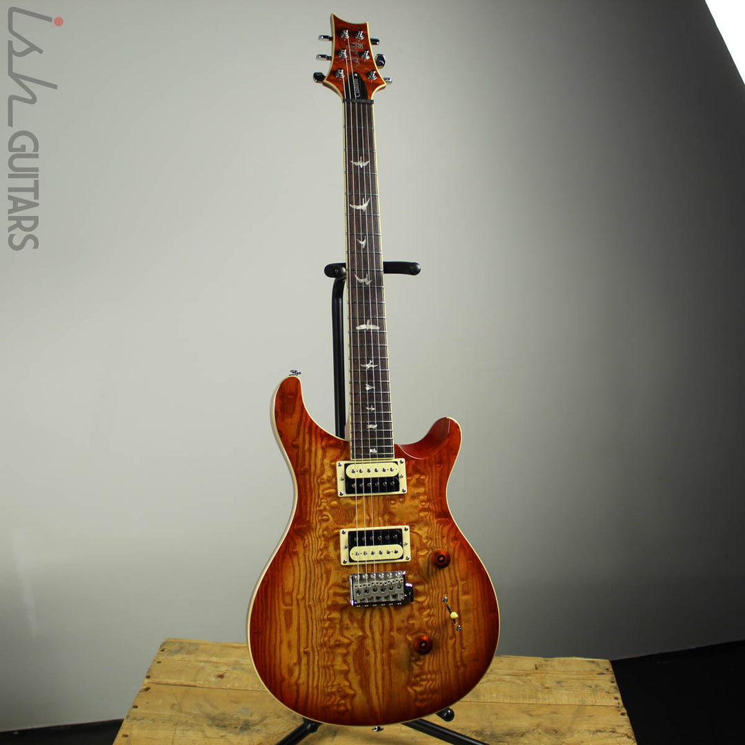 2020 PRS SE Custom 24 Burled Ash Vintage Sunburst