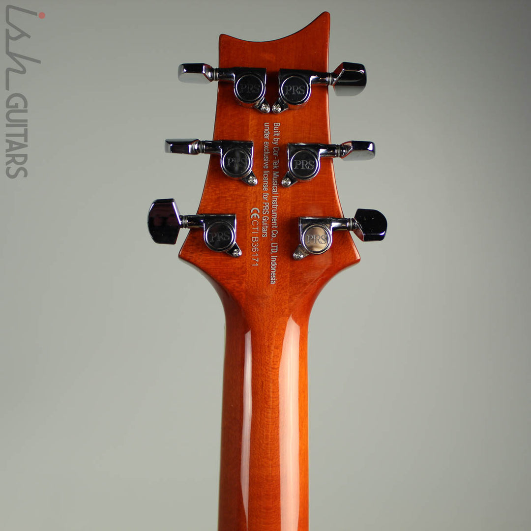 2020 PRS SE Custom 24 Burled Ash Vintage Sunburst