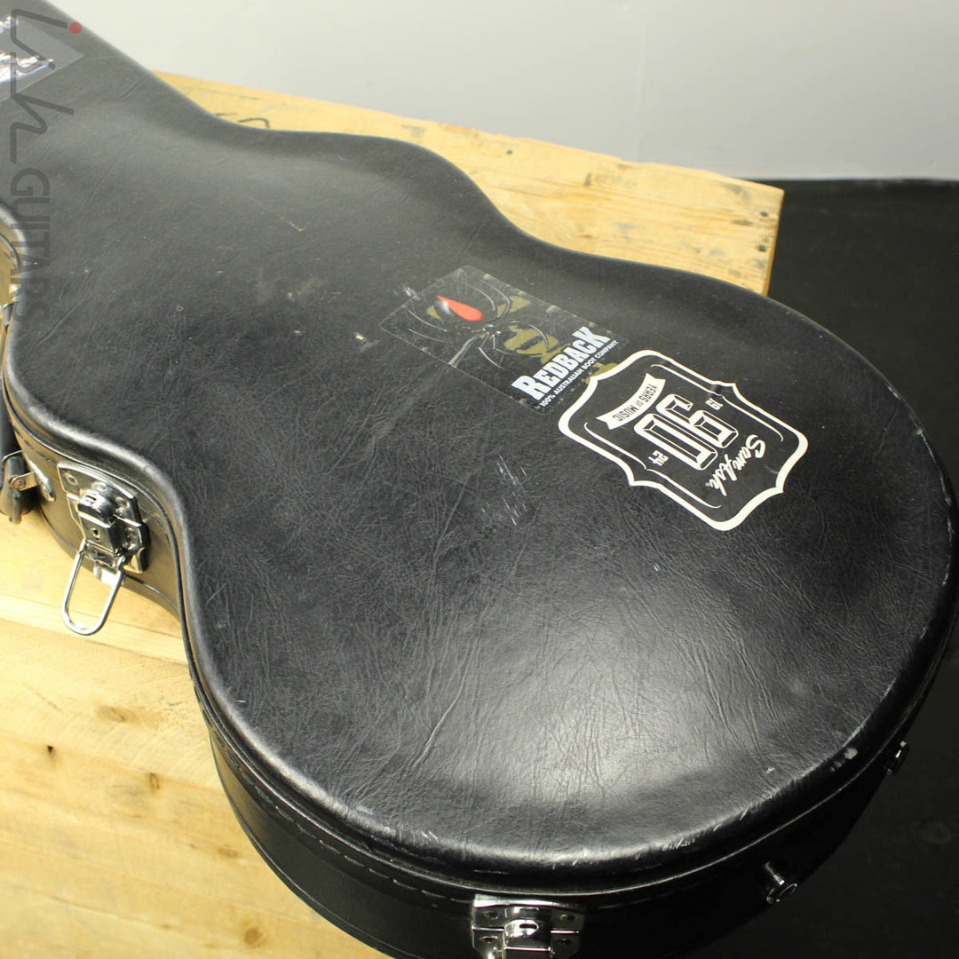 2001 DeArmond M-72 Transparent Black Flame Top