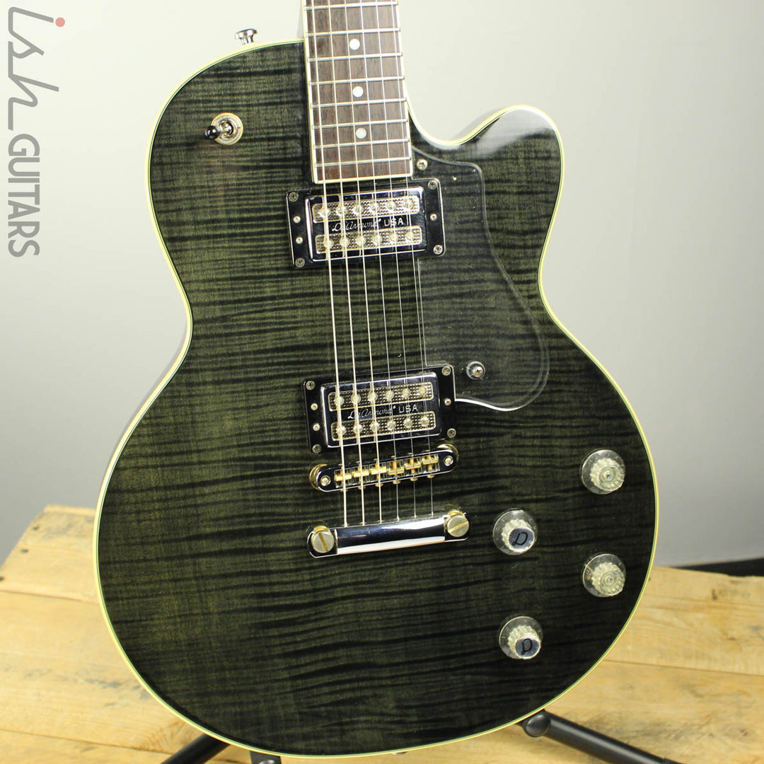 2001 DeArmond M-72 Transparent Black Flame Top